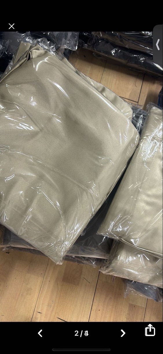 SIFIR ÇİFT KANAT BEJ KARARTMA FON PERDE - Görsel 2