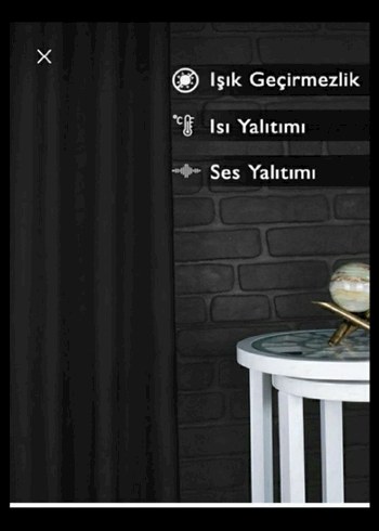 SIFIR ÇİFT KANAT SİYAH IŞIK GEÇİRMEZ KARARTMA FON PERDE - Görsel 2