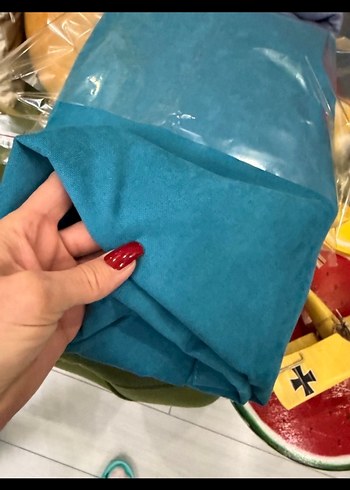 SIFIR ÇİFT KANAT MAVİ ADA FON PERDE - Görsel 2