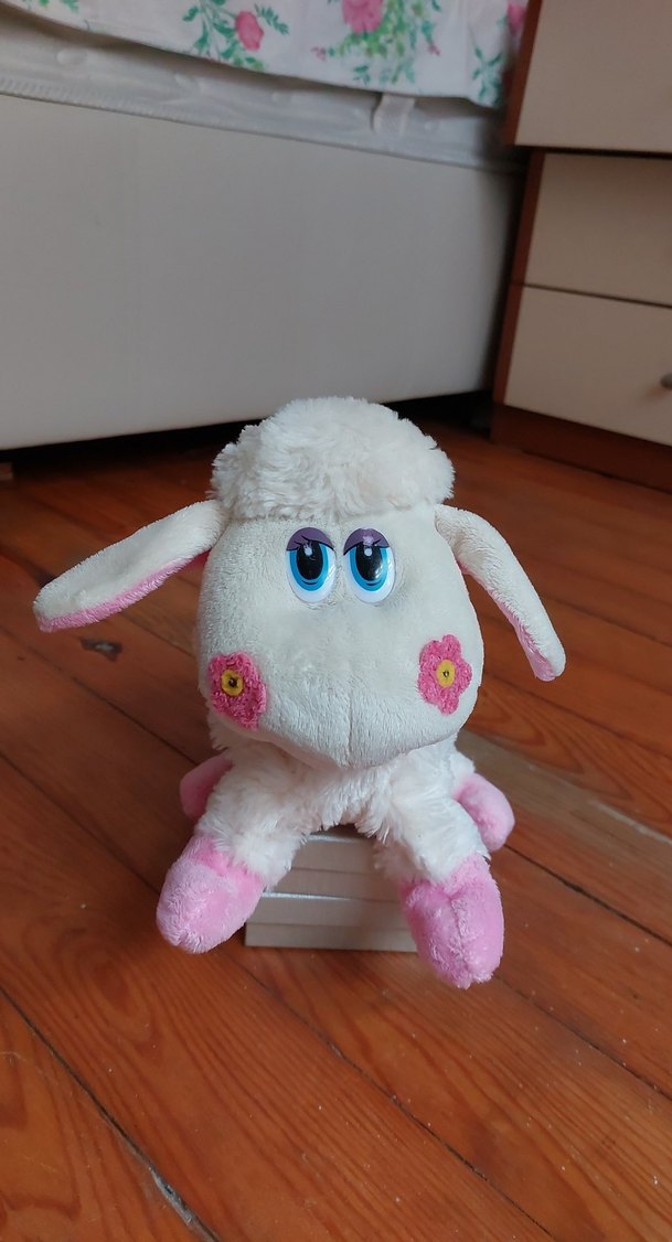 Beyaz Peluş çocuk cüzdan - Görsel 3