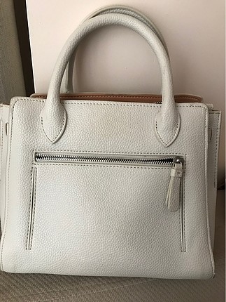 Zara basic ekru çanta