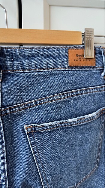 38 Beden mavi Renk Bershka Orijinal Jean