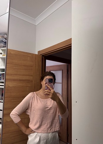 Pembe dilvin Pamuklu Triko