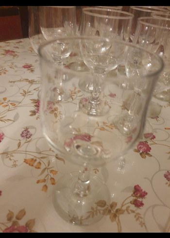 Şeffaf Ayaklı Bardak Seti - Görsel 3