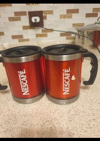 Nescafe Kırmızı Termos Kupa - Görsel 2