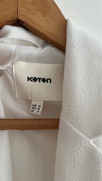 Koton koton astarlı ceket