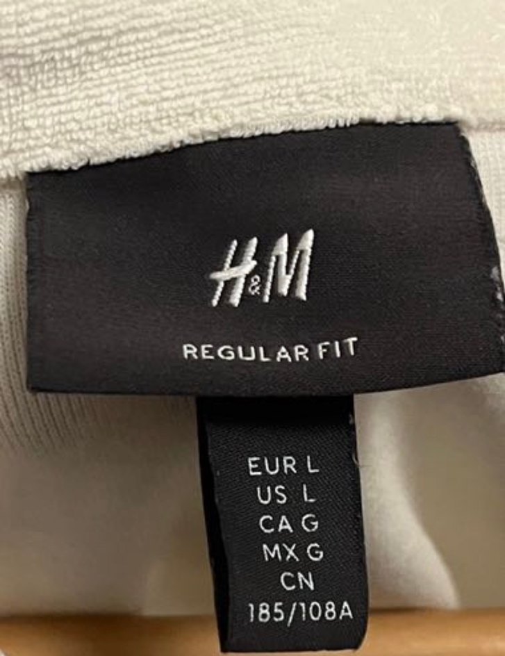 Beyaz Erkek Uzun Kollu Polo Yaka Havlu Sweatshirt - Görsel 2
