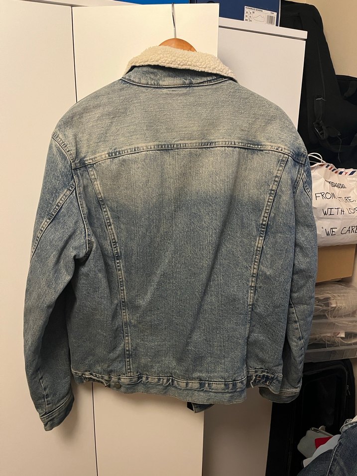 H&M Yünlü Erkek Kot Ceket - Görsel 2