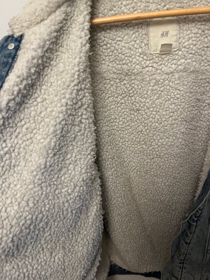 H&M Yünlü Erkek Kot Ceket - Görsel 3