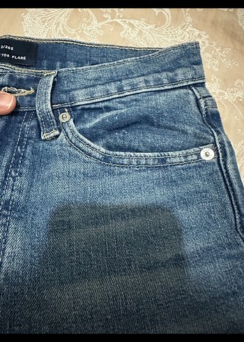 Mavi Jeans Düğmeli Mavi Kadın Denim Pantolon