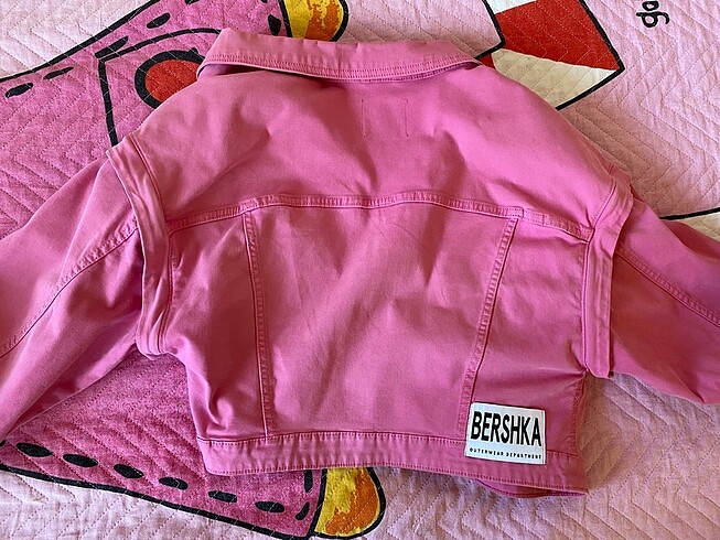 l Beden pembe Renk Bershka pembe ceket