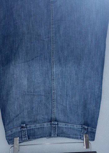 Kadın Lacivert Midi Kot Etek - Görsel 2