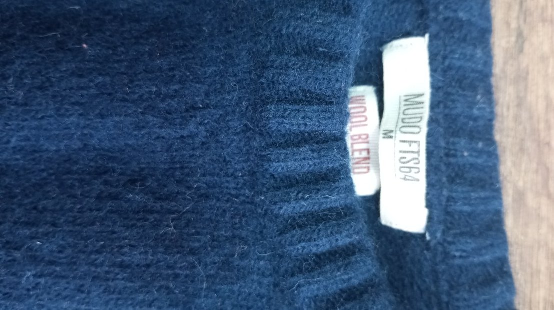 Lacivert Desenli ErkekTriko Kazak - Görsel 3