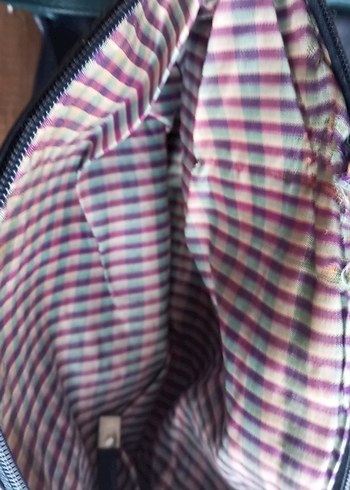 Kemer Detaylı Koyu Yeşil Deri Kadın Çanta - Görsel 4