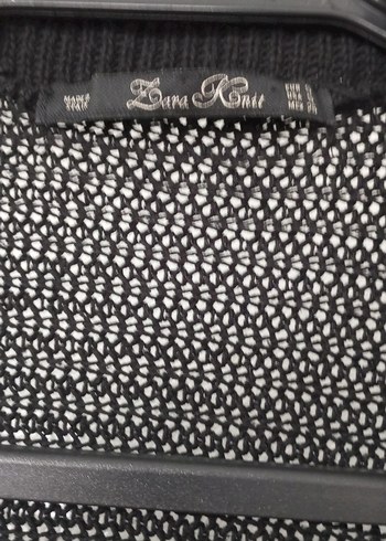 Siyah Midi Örgü Kadın Hırka - Görsel 3