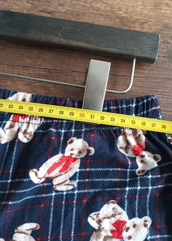 Çok Renkli Ayıcık Desenli Rahat Kadın Pijama Altı - Görsel 4