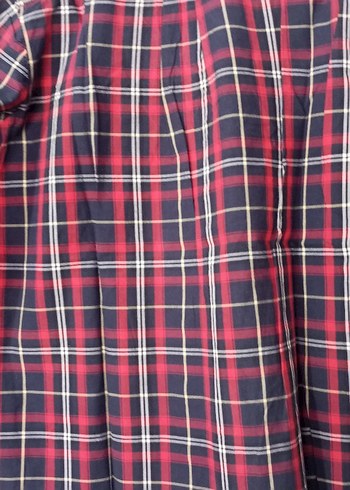 Kareli Uzun Kollu Kadın Gömlek - Görsel 3