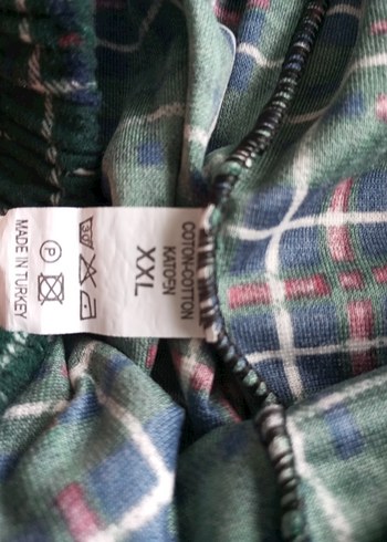 Yeşil Kareli Pijama Altı - Görsel 3