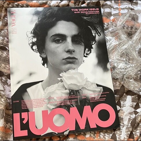 Timothee chalamet dergi Vogue