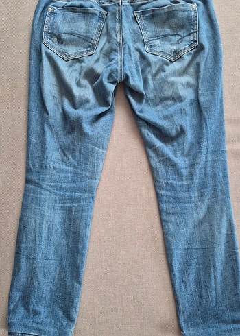 m Beden Mavi jeans Düğmeli Kadın Denim Pantolon