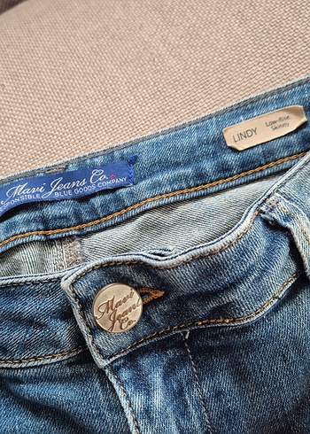 Mavi jeans Düğmeli Kadın Denim Pantolon