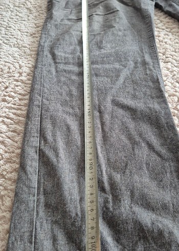 Zara deri detaylı kumaş pantolon - Görsel 4