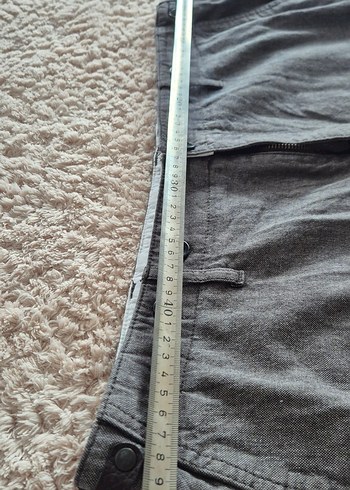 Zara deri detaylı kumaş pantolon - Görsel 3