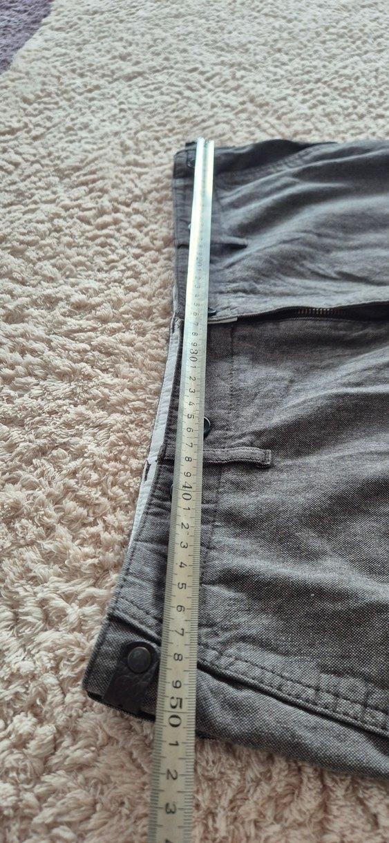 Zara deri detaylı kumaş pantolon - Görsel 3