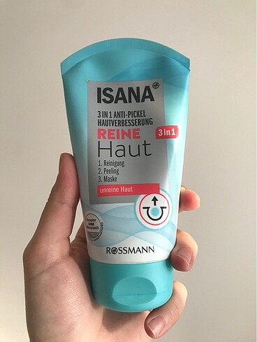 isana salisilik asitli 3in 1 peeling