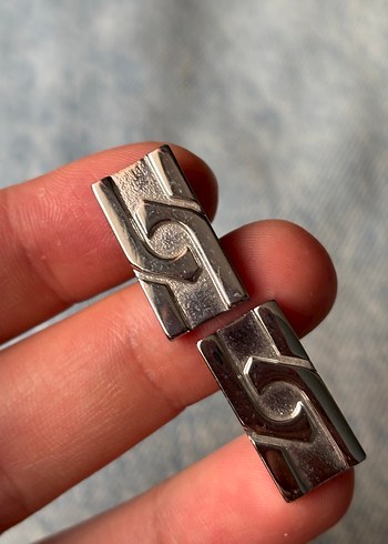 Sarar Gri Metal İş Kol Düğmeleri