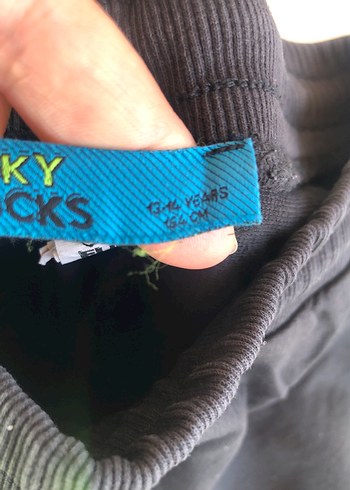 13-14 Yaş Beden siyah Renk Erkek çocuk şort