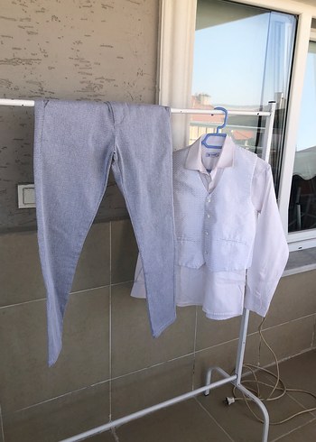 12 yaş için pantalon gömlek yelek takım