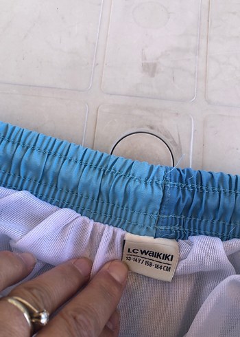 Baskılı Mavi Erkek Çocuk Deniz Şortu - Görsel 3