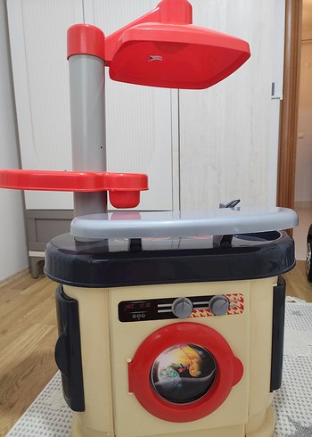 Kırmızı Gri Çocuk Oyuncak Mutfak Seti - Görsel 3