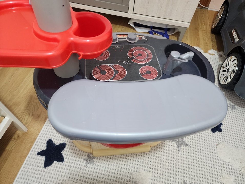 Kırmızı Gri Çocuk Oyuncak Mutfak Seti - Görsel 5