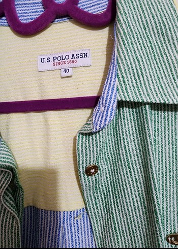 USPA gömlek elbise tunik - Görsel 4