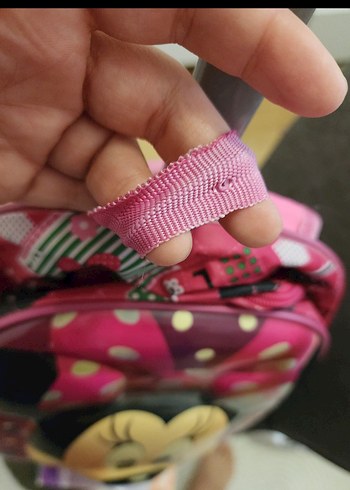 Pembe Minnie Mouse Okul Çantası - Görsel 5