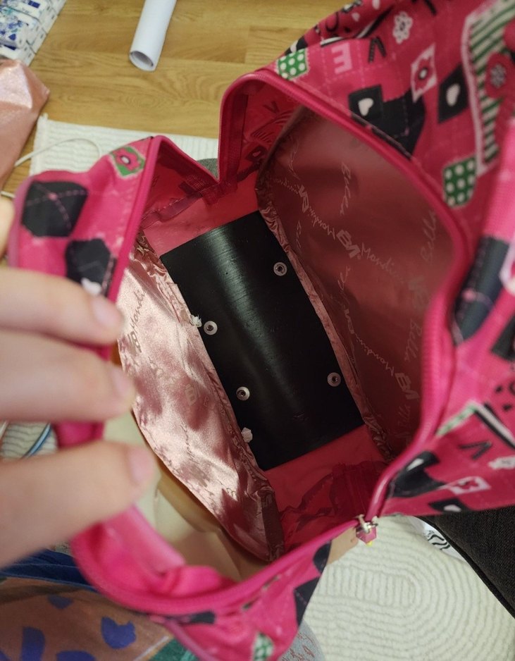 Pembe Minnie Mouse Okul Çantası - Görsel 4