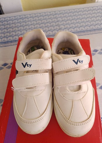 Velcro Beyaz Erkek Çocuk Spor Ayakkabı