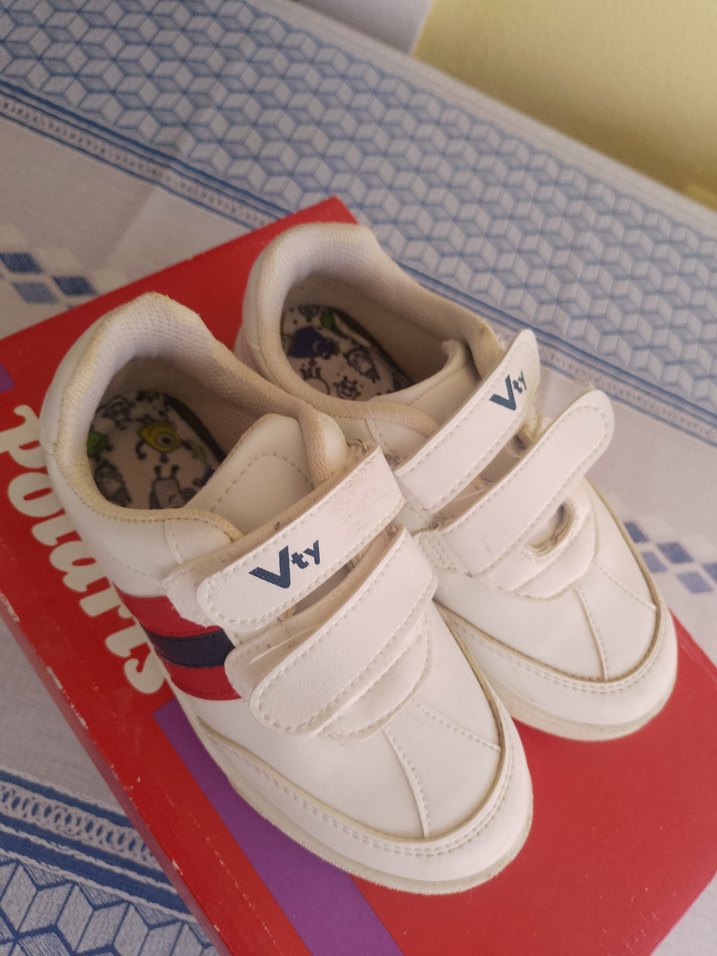 Velcro Beyaz Erkek Çocuk Spor Ayakkabı - Görsel 2