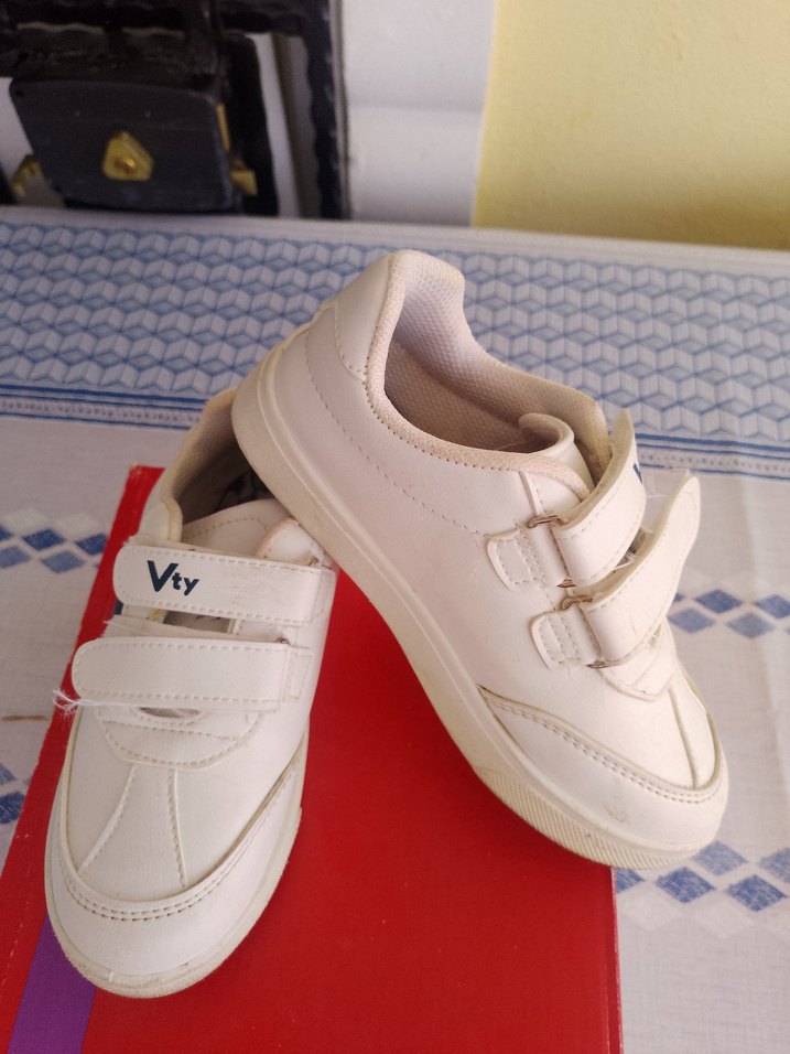 Velcro Beyaz Erkek Çocuk Spor Ayakkabı - Görsel 3