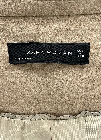 l Beden camel Renk Zara yün kışlık palto