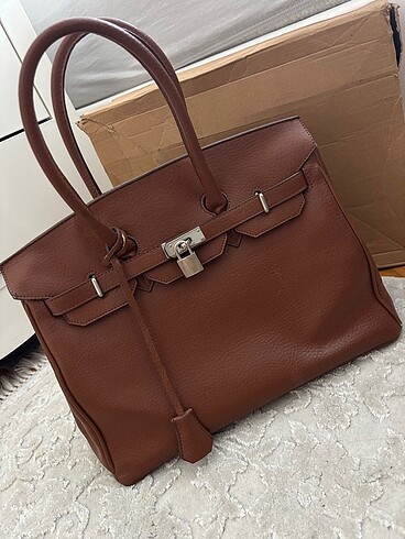 Taba rengi çanta Hermes