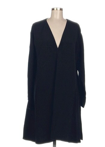 Orjinal Massimo Dutti Siyah Elbise - Görsel 2