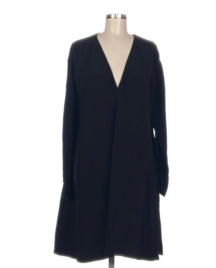 Orjinal Massimo Dutti Siyah Elbise - Görsel 2