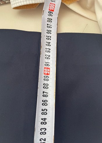 Düğmeli lacıvert Erkek Ofis Pantolonu damatlık - Görsel 4