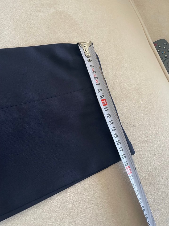 Düğmeli lacıvert Erkek Ofis Pantolonu damatlık - Görsel 3