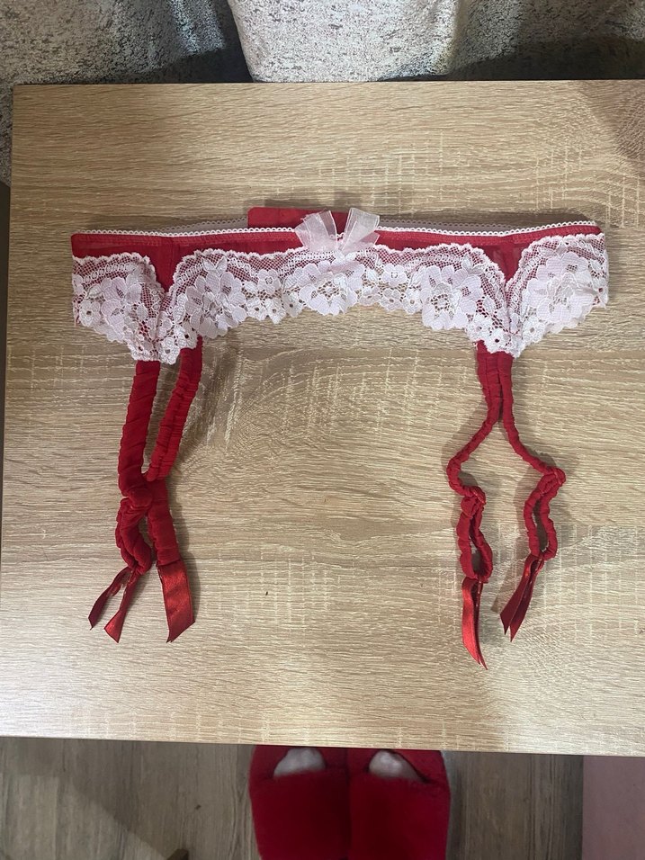 Kırmızı Desenli Emzirme Sütyeni - Görsel 2