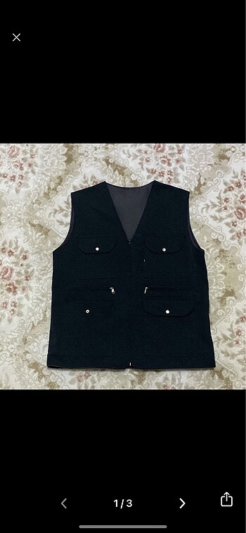 çok cepli y2k yelek gotik vintage