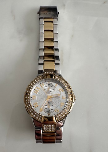 Guess Kadın Klasik Altın Renkli Saat - Görsel 4